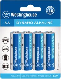 PILHA WESTINGHOUSE ALCALINA 1.5V AA LR6 (4 PCS)