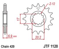 PINHAO JTF1120-11D APRILIA/YA DT50 MOD