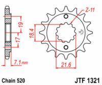 PINHAO JTF1321-13D (HONDA XR250)