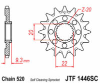 PINHAO JTF1446-13D KAW KXF250
