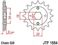PINHAO JTF1554-13D