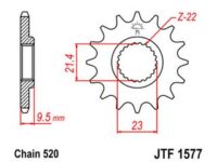 PINHAO JTF1577-15D XT600/XTZ660