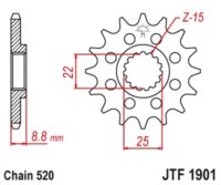 PINHAO JTF1901-12D (KTM 125/250/300)