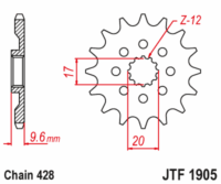 PINHAO JT 428 JTF1905-13D