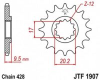 PINHAO JTF1907-14D (KTM 85)