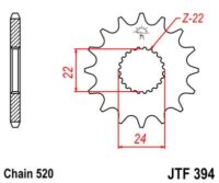 PINHAO JTF394-13D APRILIA