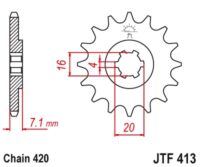 PINHAO JTF413-12D SUZ WOLF/RMX/TS