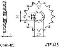 PINHAO JTF413-13D SUZ WOLF/RMX/TS