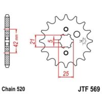 PINHAO JTF569-13D YA 125/ATV BANSHEE