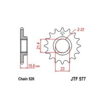 PINHAO JTF577-15D YA XT600/XTZ660