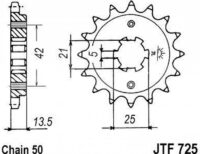 PINHAO JTF 725-15D CAGIVA/DUCATI