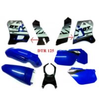 PLASTICOS+AUTOC YAMAHA DT125R HP LARANJA