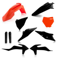 PLASTICOS KTM SX/SXF 2019 PRETO/LARANJA FULL ACERBIS