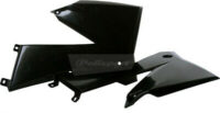 TAMPAS RADIADOR KTM 2/4T SX EXC 05-07 PRETO PS