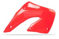 TAMPAS RADIADOR HONDA CR125/250 00-01 VERMELHO