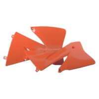 TAMPAS RADIADOR KTM EXC 01-03 LARANJA PS