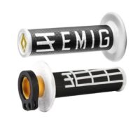 PUNHOS MOTO ODI HALF-WAFFLE EMIG V2 LOCK-ON PR/BR