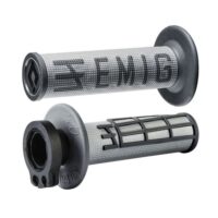 PUNHOS MOTO ODI HALF-WAFFLE EMIG V2 LOCK-ON CINZ/PR