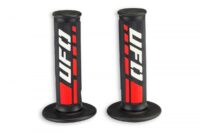 PUNHOS OFFROAD MOTO UFO AXIOM PR/VERMELHO MA01827-B