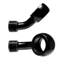 RECORD TUBO TRAV. HIDRAULICO LAT.  45º 10MM PRETO VENHILL