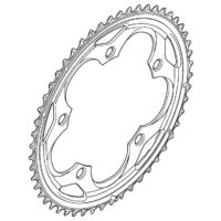 RODA PEDALEIRA SHIMANO 105 53D FC-5700-S