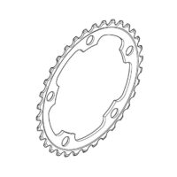 RODA PEDALEIRA SHIMANO 105 34D FC-5750-S PRATA