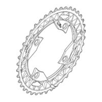 RODA PEDALEIRA SHIMANO FCM-672 AN 40D