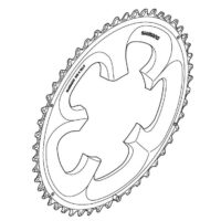 RODA PEDALEIRA SHIMANO 50D FC-6750