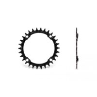 RODA PEDALEIRA GARBARUK 104 OVAL 34D