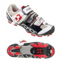 SAPATOS CICLISMO MTB FORCE HARD BR/VERM 42