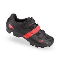 SAPATOS CICLISMO MTB GES VANTAGE-2 VERMELHO/PRETO 42