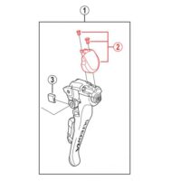TAMPA MANETE FRONTAL ESQ SH ULTEGRA 6800