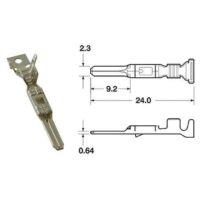 TERMINAL MACHO T/FRKW (50 PCS) BIHR