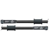 TUBO METALICO VENHILL 700MM PRETO C/PORCAS PRETAS