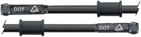 TUBO METALICO VENHILL 500MM PRETO C/PORCAS PRETAS