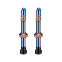 VALVULAS TUBLESS SUPACAZ STAR VALVEZ ALUM. 65MM OIL SLICK