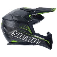 CAPACETE CROSS HD210 MX CARBONO STEALTH VERDE L