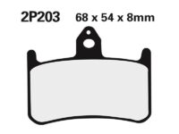PASTILHAS TRAVAO HONDA RS250 FR NISSIN