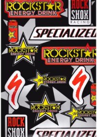 AUTOCOLANTES STICKER ROCKSTAR 2044