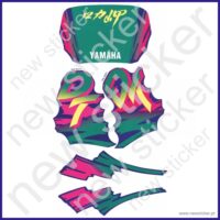 AUTOCOLANTES YA DT50 008 VERDE STICKER