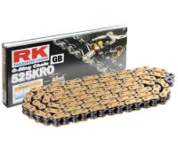 CORRENTE MOTO 525 KRO 120 RK DOURADA
