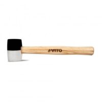 MAÇO COM BORRACHA BRANCA/PRETA VITO 450G