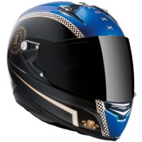 CAPACETE INT XR1-R CAFE RACER NEXX AZ ESCU/PRETO L