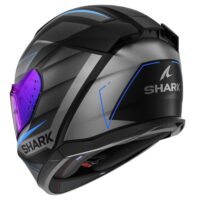 CAPACETE SHARK D-SKWAL 3 SZLER PRETO/ANTRACITE/AZUL MATE