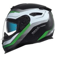 CAPACETE NEXX SX.100 MANTIK PRETO/VERDE L
