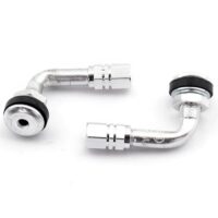 VALVULAS PNEU MOTO TUBELESS 90º ALUMINIO VPARTS