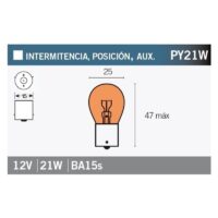 LAMPADA FAROLIM 12V 21W Ø BA15S VICMA