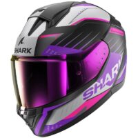 CAPACETE SHARK RIDILL 2 BERSEK MAT PRETO/ROSA (KVV)