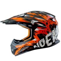 CAPACETE CROSS CRIANÇA NOEND CRACKED LARANJA YS