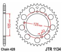 CREMALHEIRA JTR1134-54D YAMAHA XT125